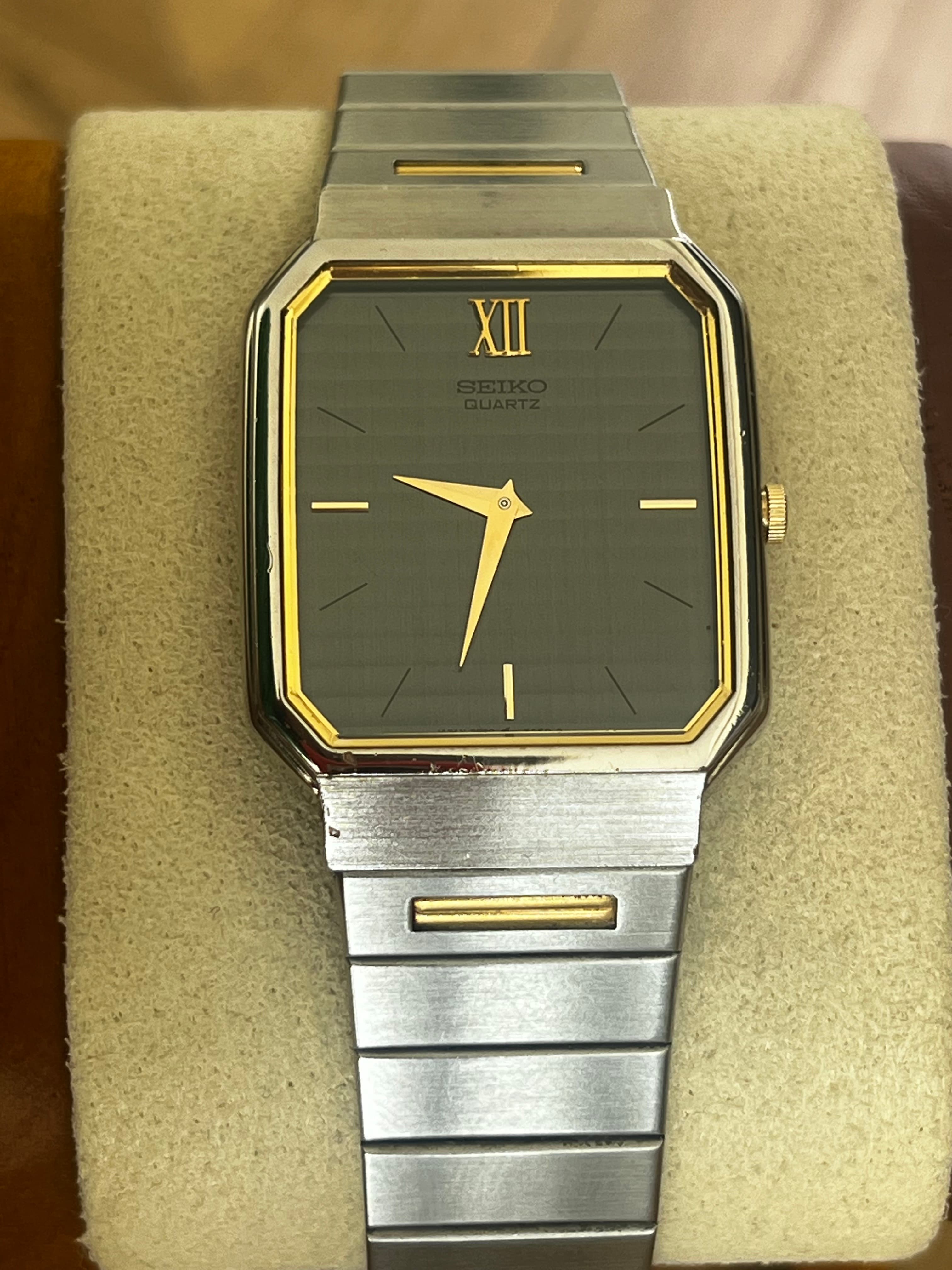 Seiko 1987 Quartz 5P30-5309 Men's Watch - Two-Tone Octo