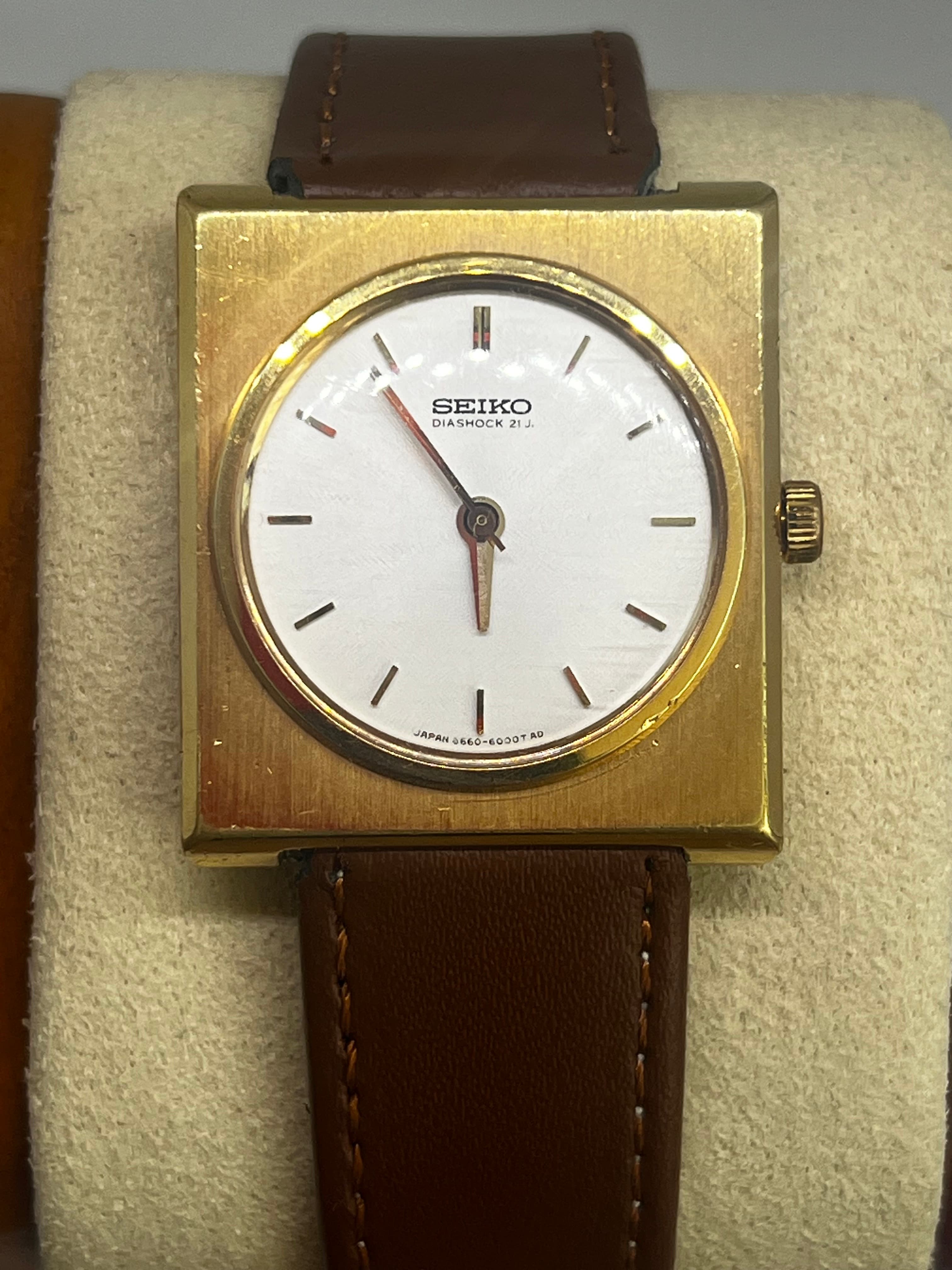 Seiko 6660A - Hand Wind Gold Plated 1966